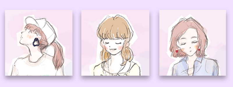 女性のイラスト